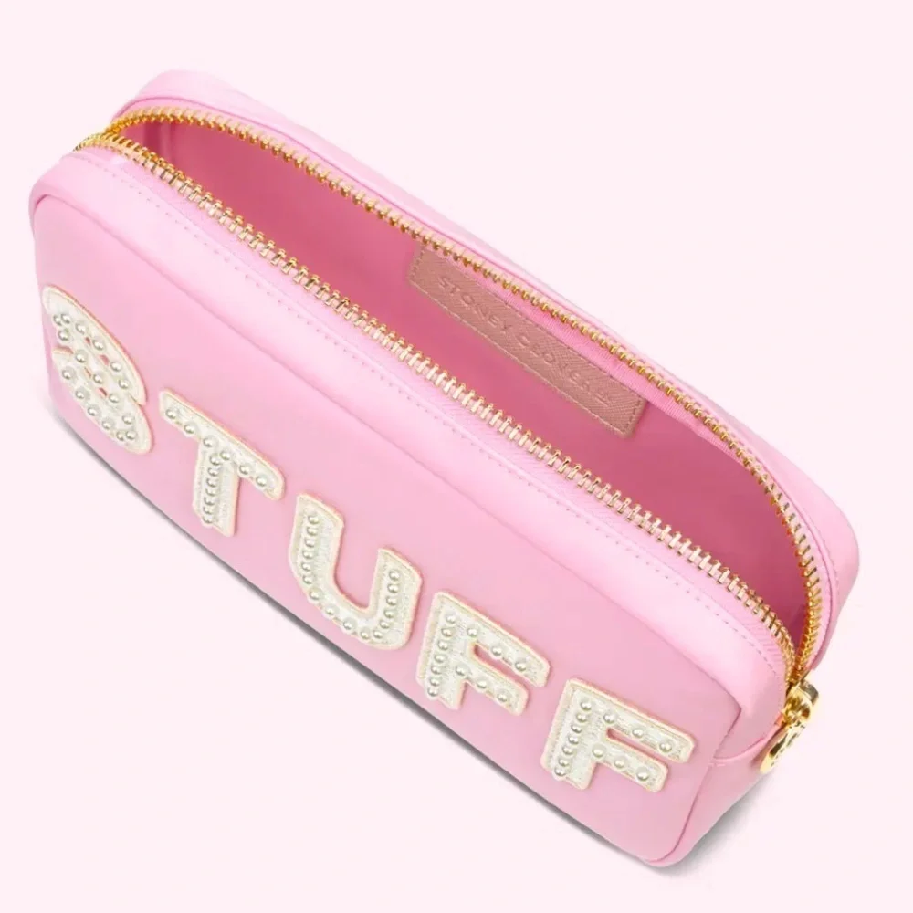 NWT Stoney Clover Lane Stuff Small Pouch Flamingo Pink